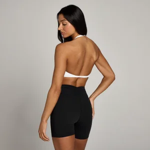MP Women's Tempo Halterneck Open Back Sports Bra - White - Size M