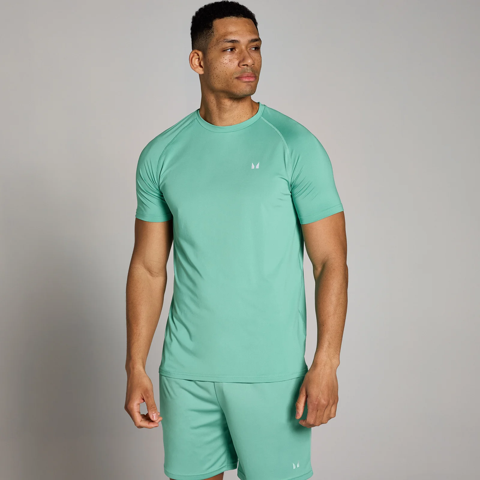 MP Mens Training T-Shirt - Aqua - XS Image 1