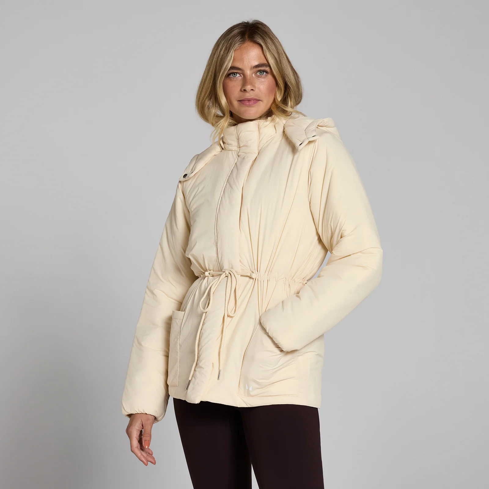 MP Women's Adjustable Waist Short Jacket - Soft Cream - S Image 1