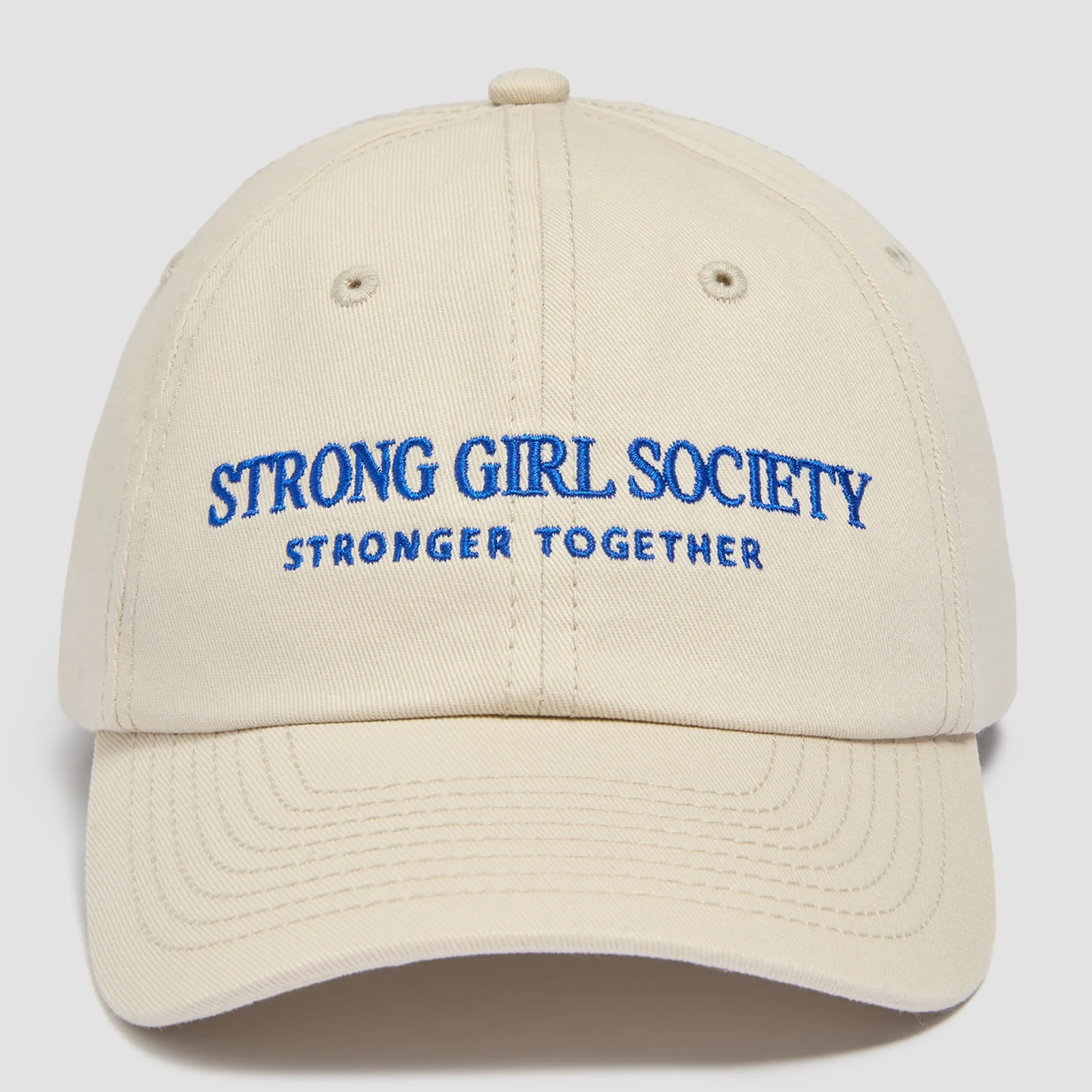 MP Strong Girl Society Cap - Ecru Image 1