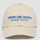MP Strong Girl Society Cap - Ecru
