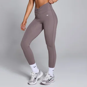 MP Women's Tempo Ruched Front Leggings - Mocha - Size XL