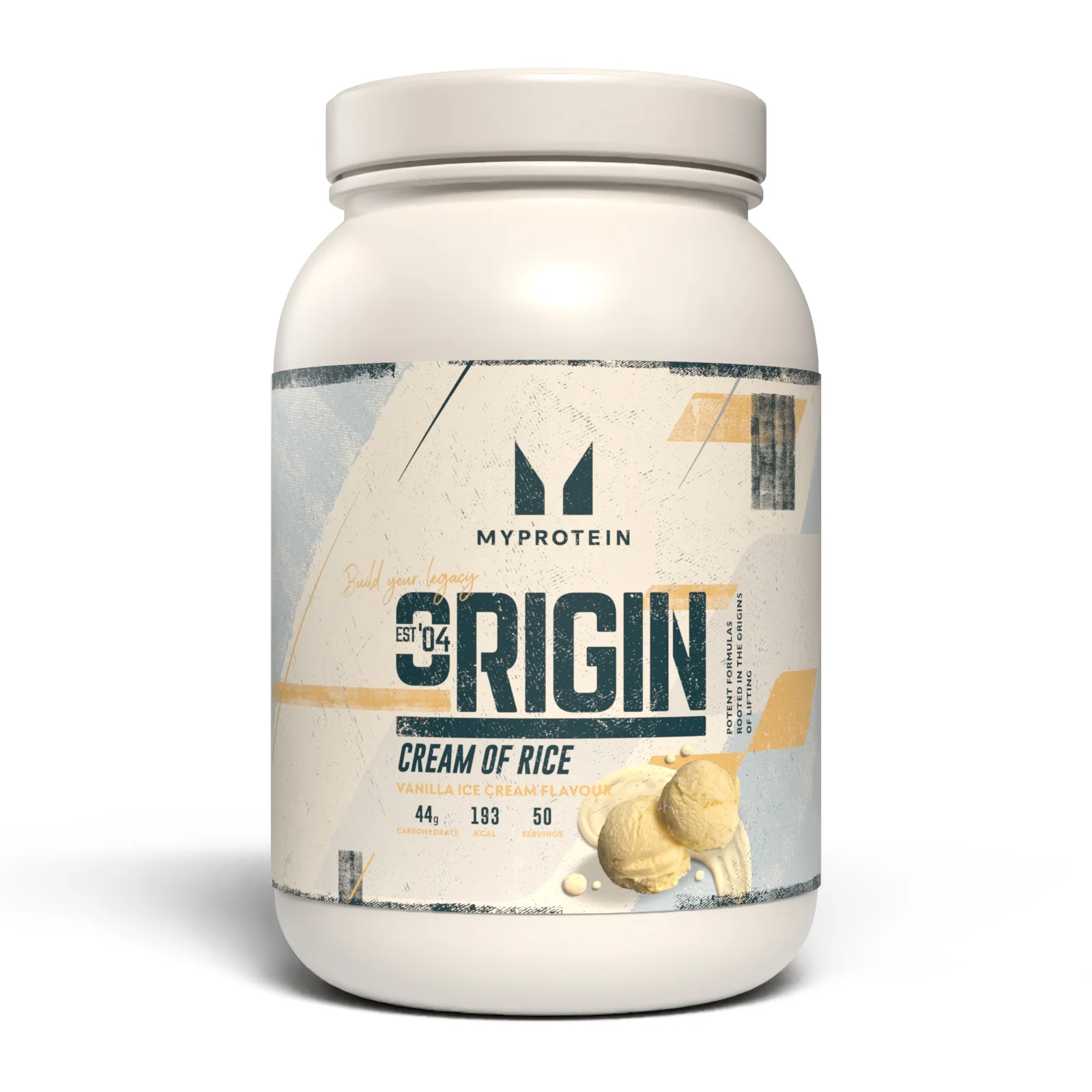Origin Cream of Rice - 2.6KG, 50servings - Vanilla Ice Cream Image 1
