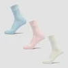 MP Unisex Crew Socks (3 Pack) - Cotton/Baby Pink/Baby Blue