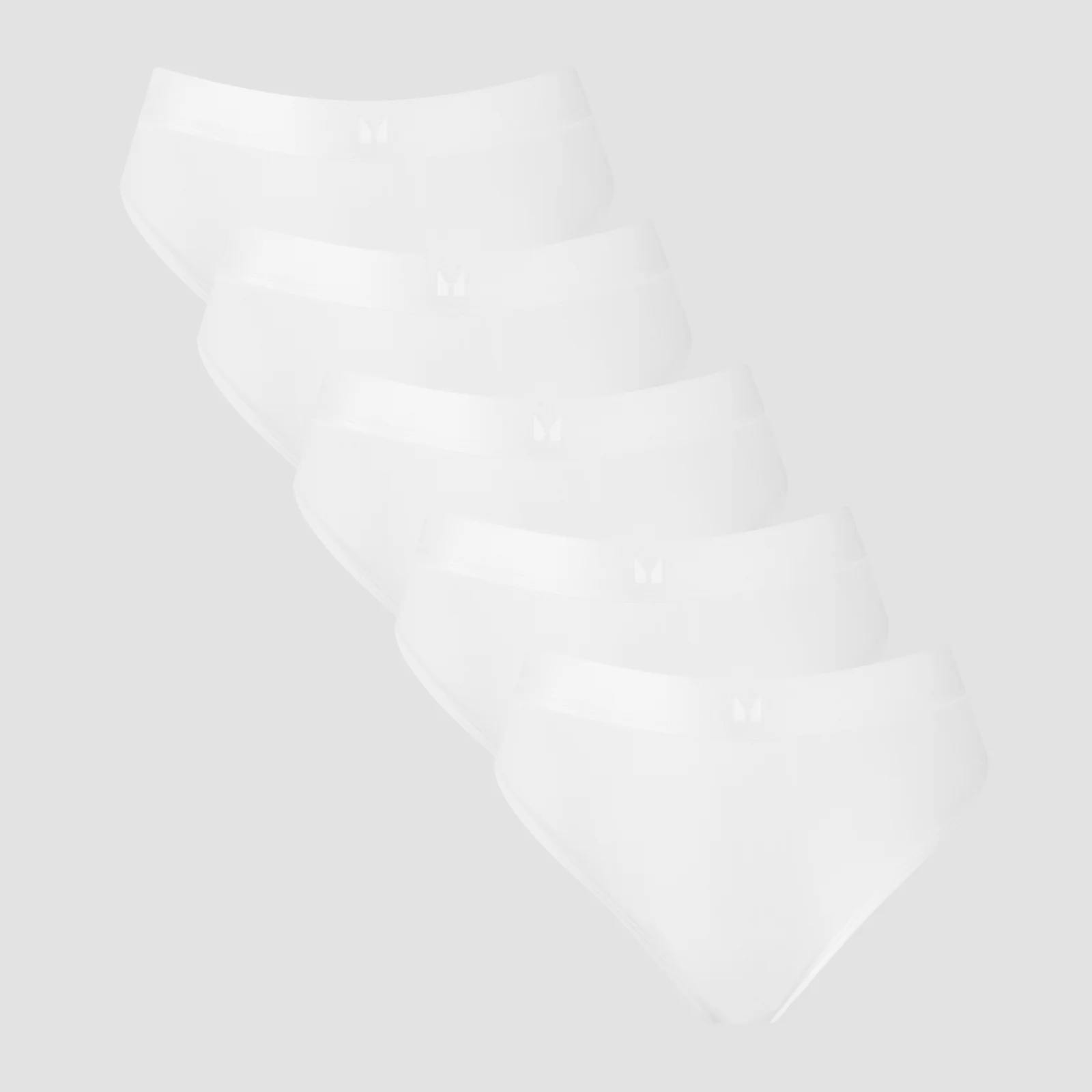 MP Women's Mid Rise Thong (5 Pack) - White - M Image 1