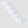 MP Women's Mid Rise Bikini Brief (5 Pack) - White