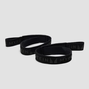 Myprotein Silicone Gripped Lifting Straps - Black - Colour Black