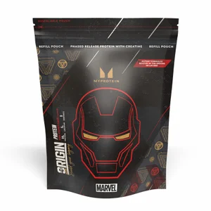 Origin Protein (with Creatine) - Flavour MARVEL Iron Man - Red Velvet Cake