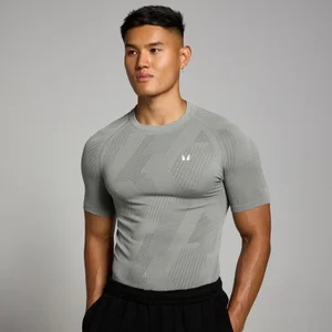 MP Men's Tempo Pillar Graphic Seamless T-Shirt - Storm - Size XXL