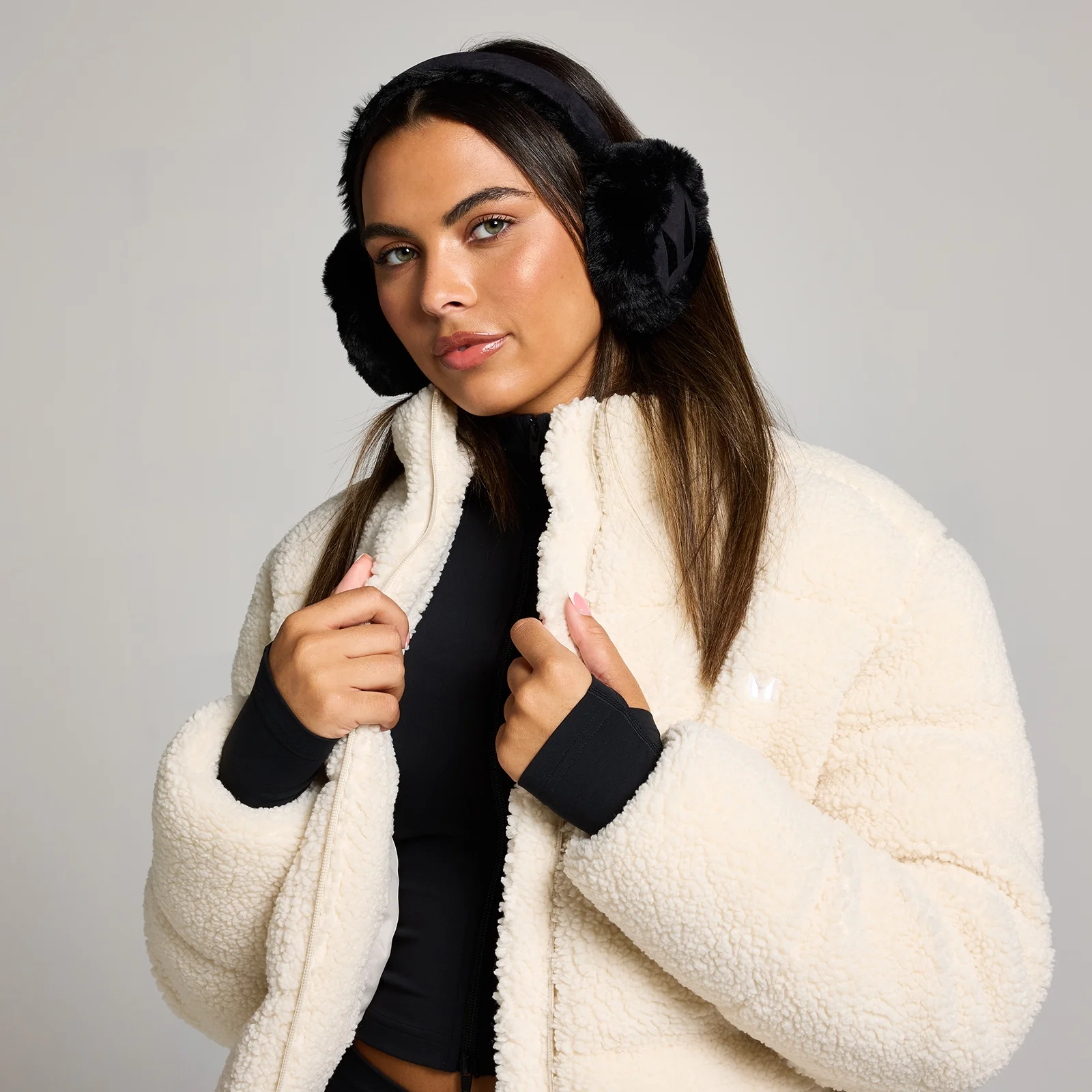 MP Ear Muffs - Black/Dark Grey Image 1