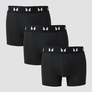 MP Men's Technical Boxers (5 Pack) - Black - Size L