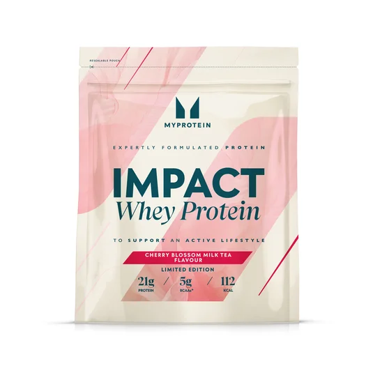 Impact Whey Protein Powder - 1KG - 33servings - Cherry Blossom Milk Tea