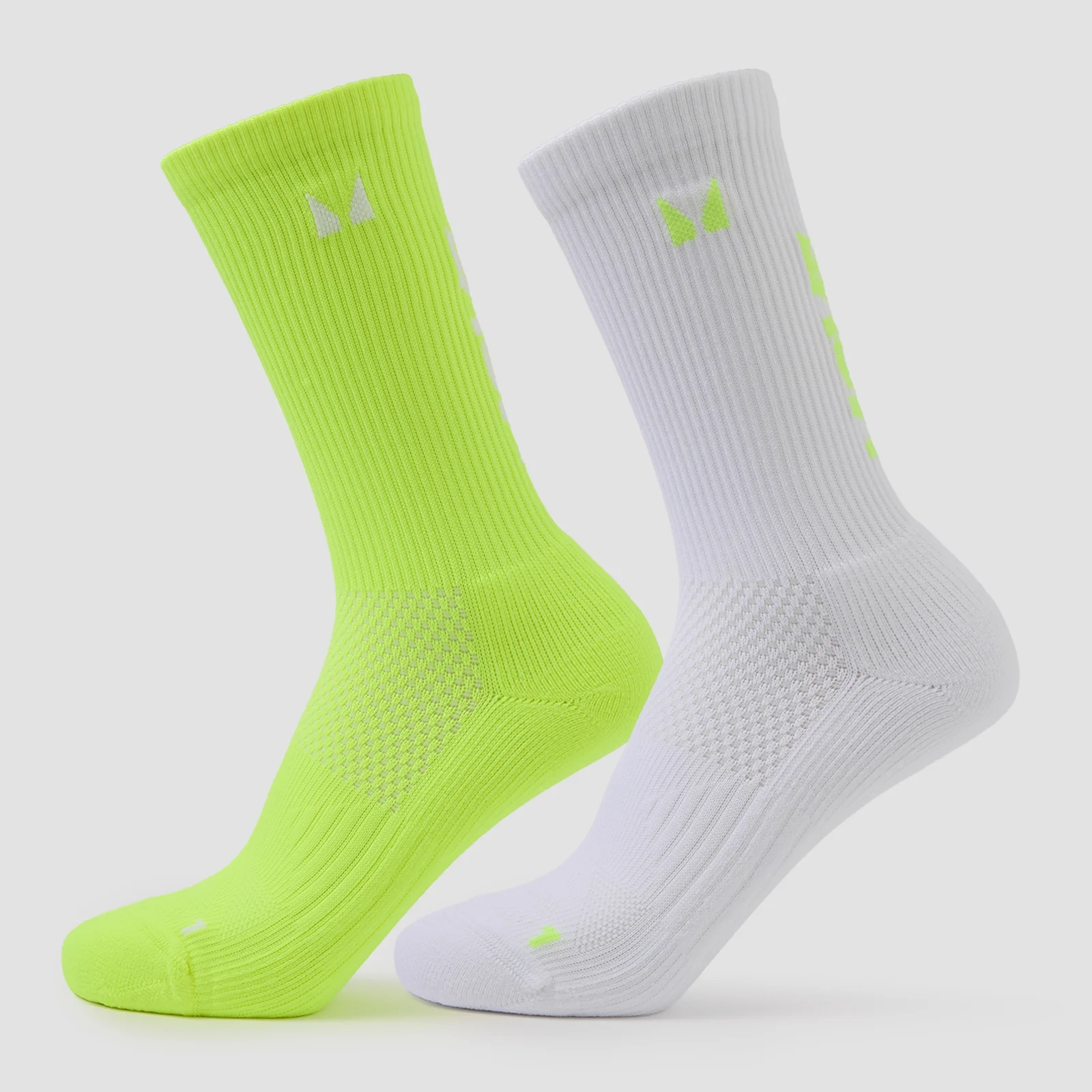 MP Move Club Running Socks (2 pack) - Yellow - UK 2-5 Image 1