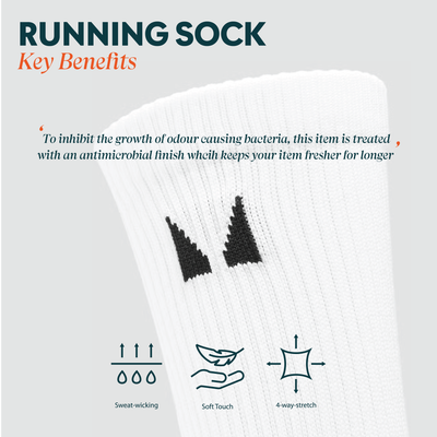 MP Running Socks (3 pack) - Black - UK 6-8 Image 7