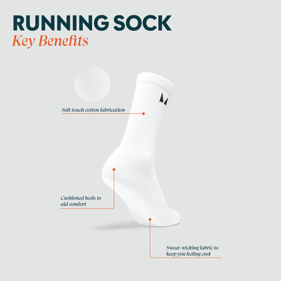 MP Running Socks (3 pack) - Black - UK 6-8 Image 6