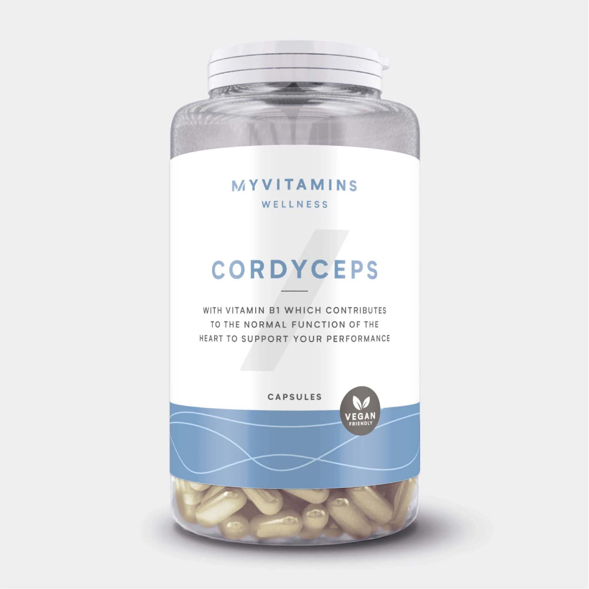 Cordyceps Performance Capsules - 60 CAPSULES - 30servings - Unflavoured Image 1