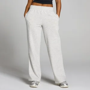 MP Women's Basics Straight Leg Joggers - Light Grey Marl - Size XS