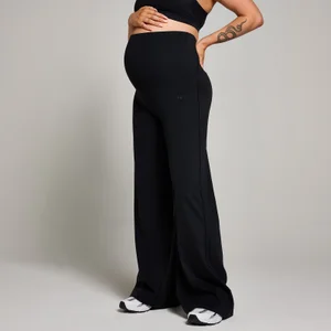 MP Women's Maternity Wide Leg Leggings - Black - Size S