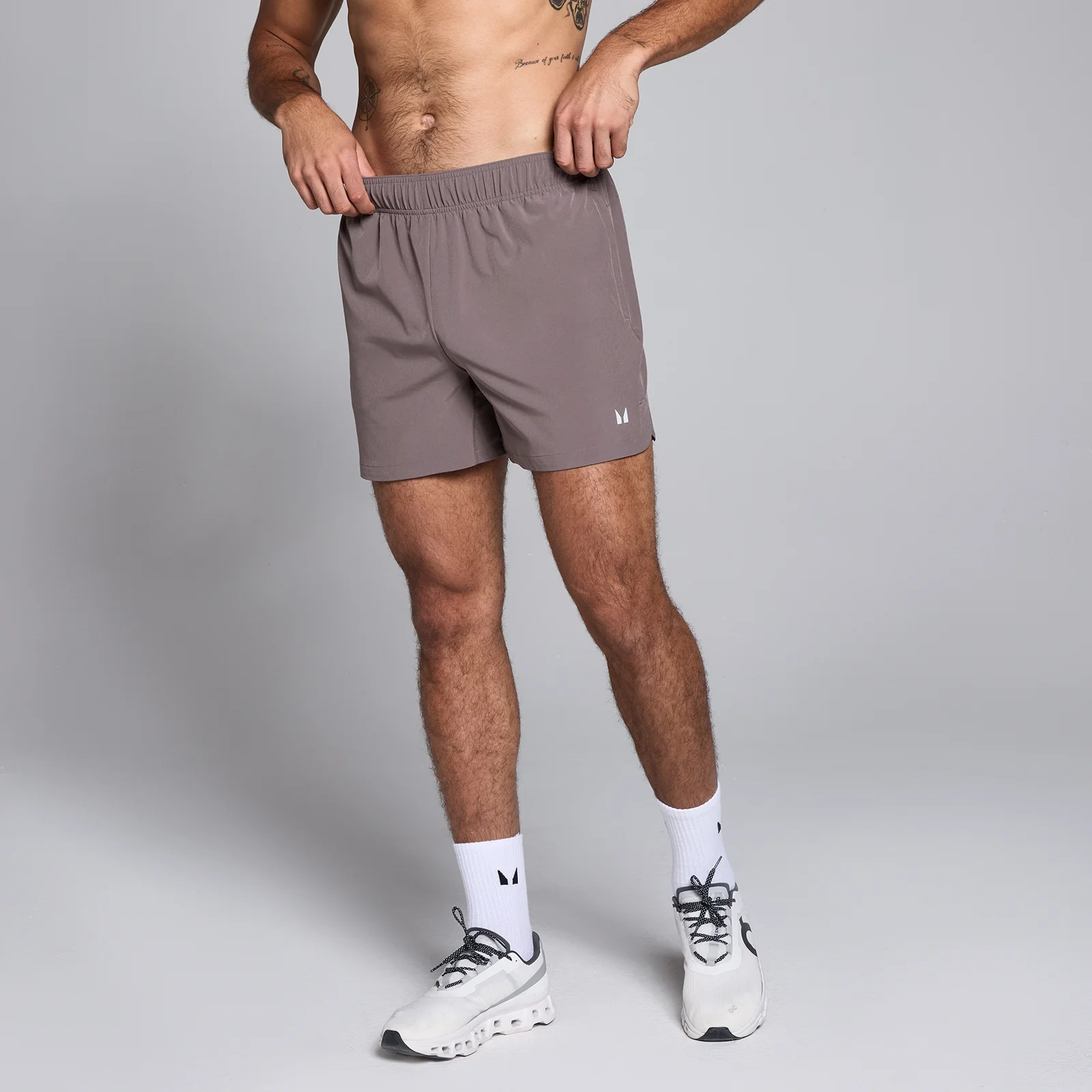 MP Men's Woven Training 5" Shorts - Mocha - XXL Image 1