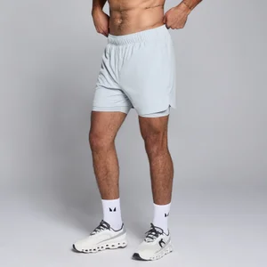 MP Men's 5" 2-in-1 Training Shorts - Pale Blue - Size XXL
