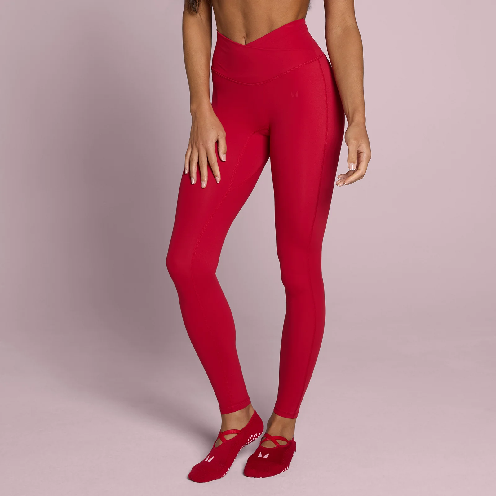 MP Women's Tempo Leggings - Rose Red - XL Image 1