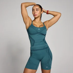 MP Women's Hybrid Seamless Vest - Rich Teal - Size XS