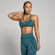 MP Women's Hybrid Strappy Sports Bra - Rich Teal