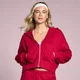 MP Women's Lifestyle Zip Through Hoodie - Rose Red