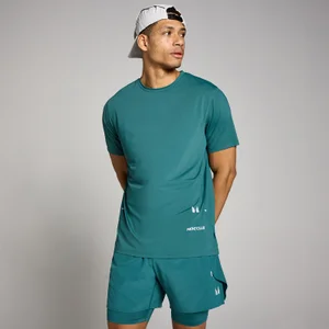 MP Men's Hybrid Mesh T-Shirt - Rich Teal - Size XS