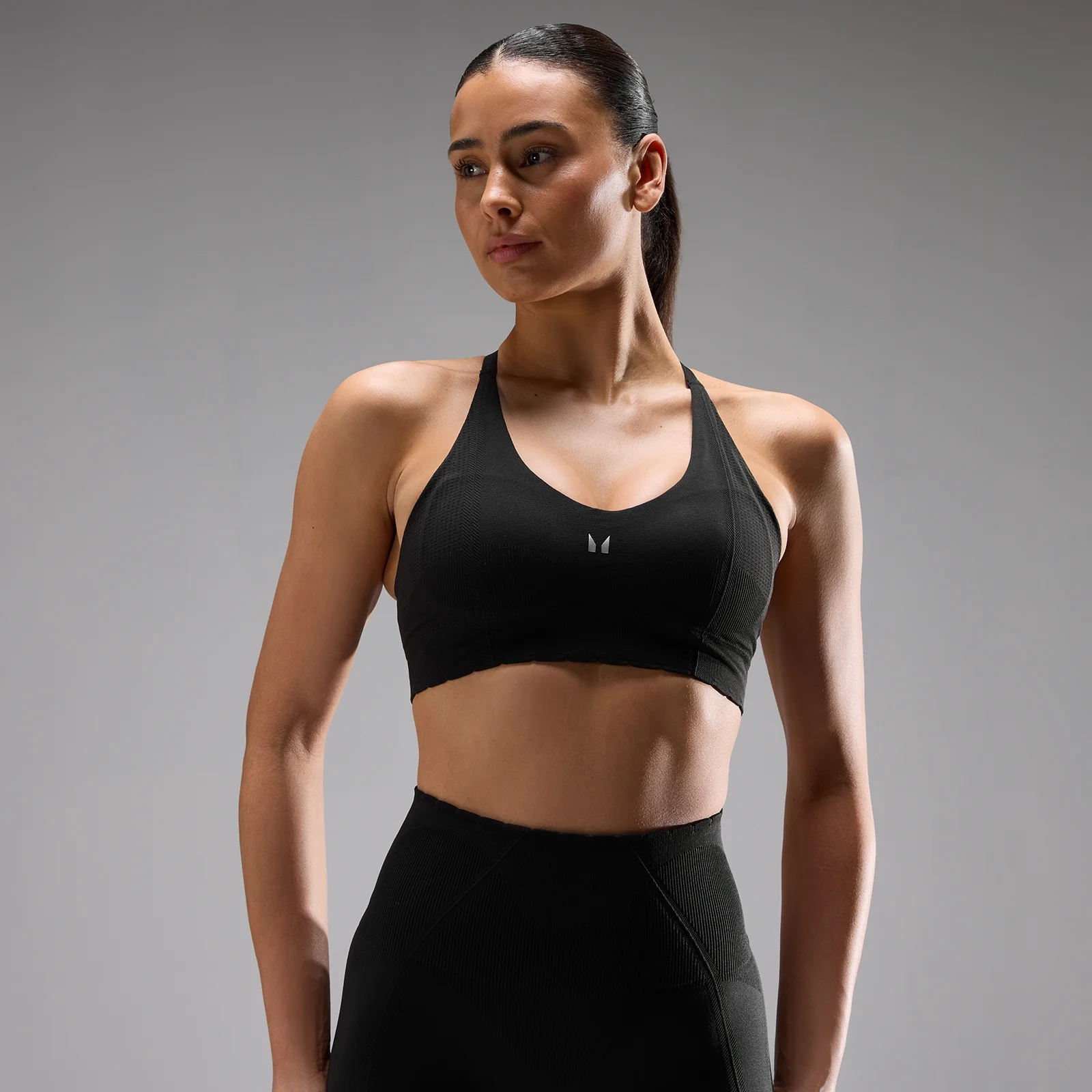 MP Women's Tempo Ultra Seamless Sports Bra - Black - M Image 1