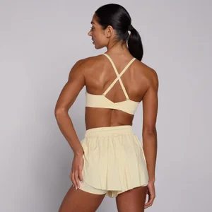 MP Women's Tempo Twist Back Sports Bra - Butter - Size XS