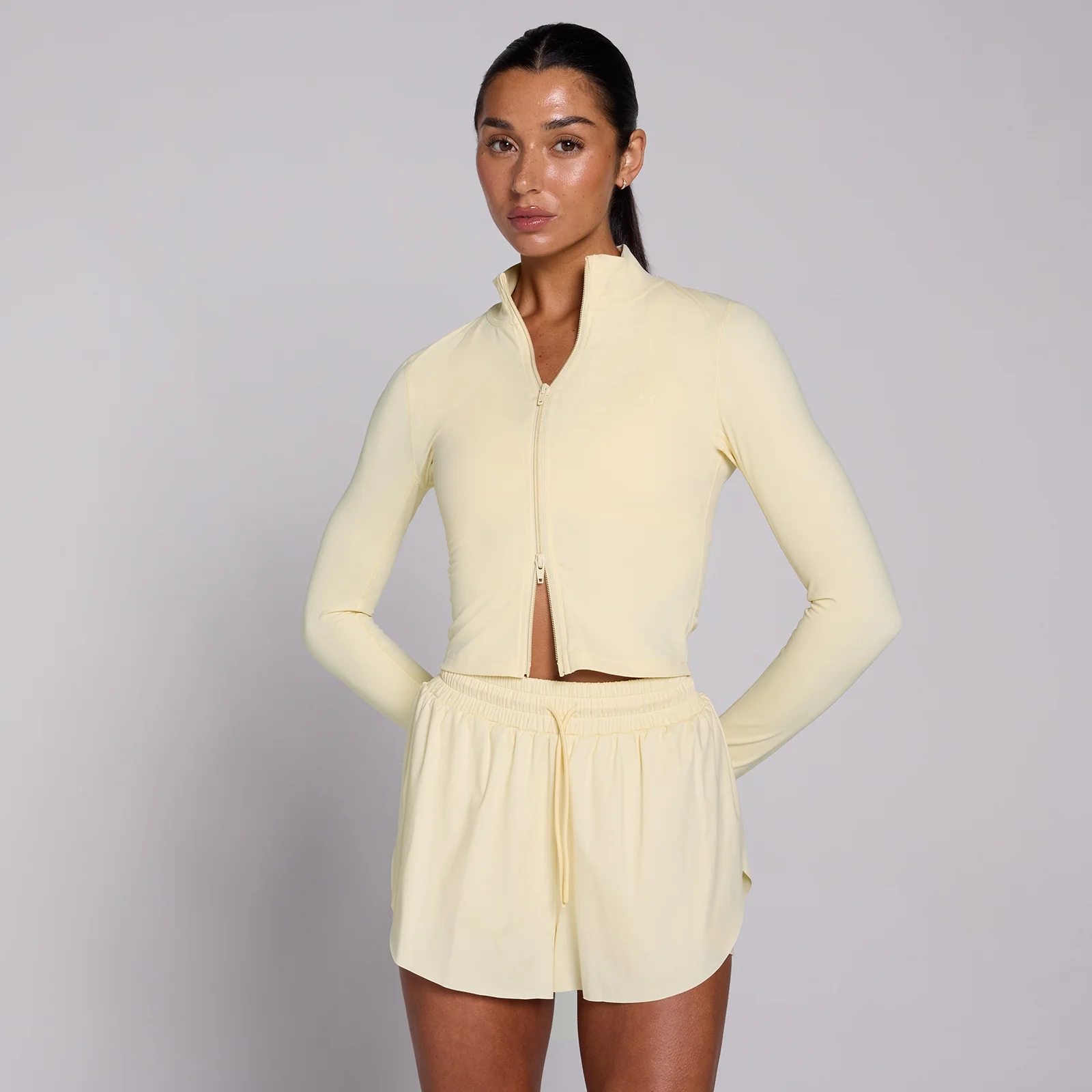 MP Women's Tempo Cropped Jacket - Butter - M Image 1
