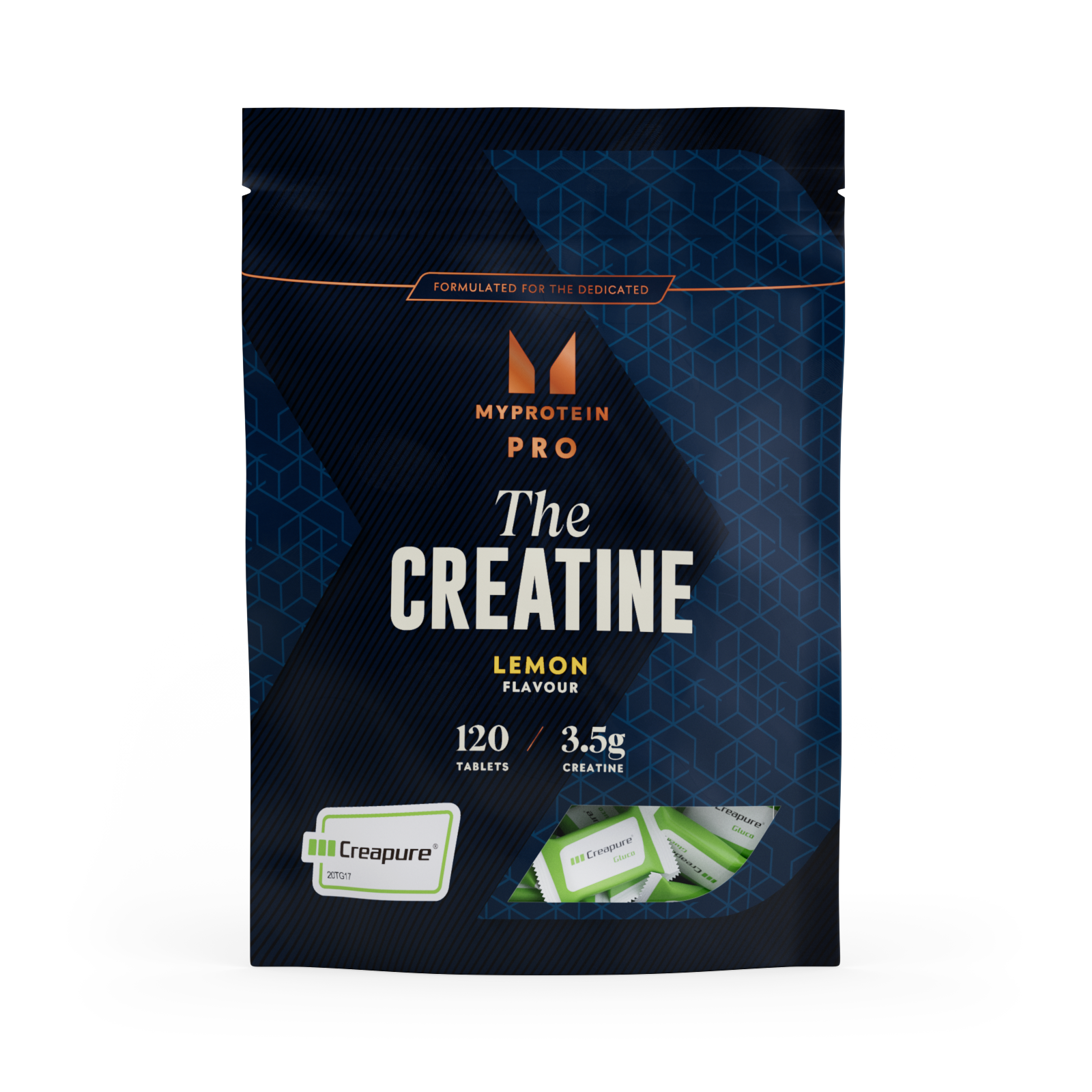 The Creatine | Creapure® Chewable Tablets - 120TABLETS - 30servings - Lemon Image 1
