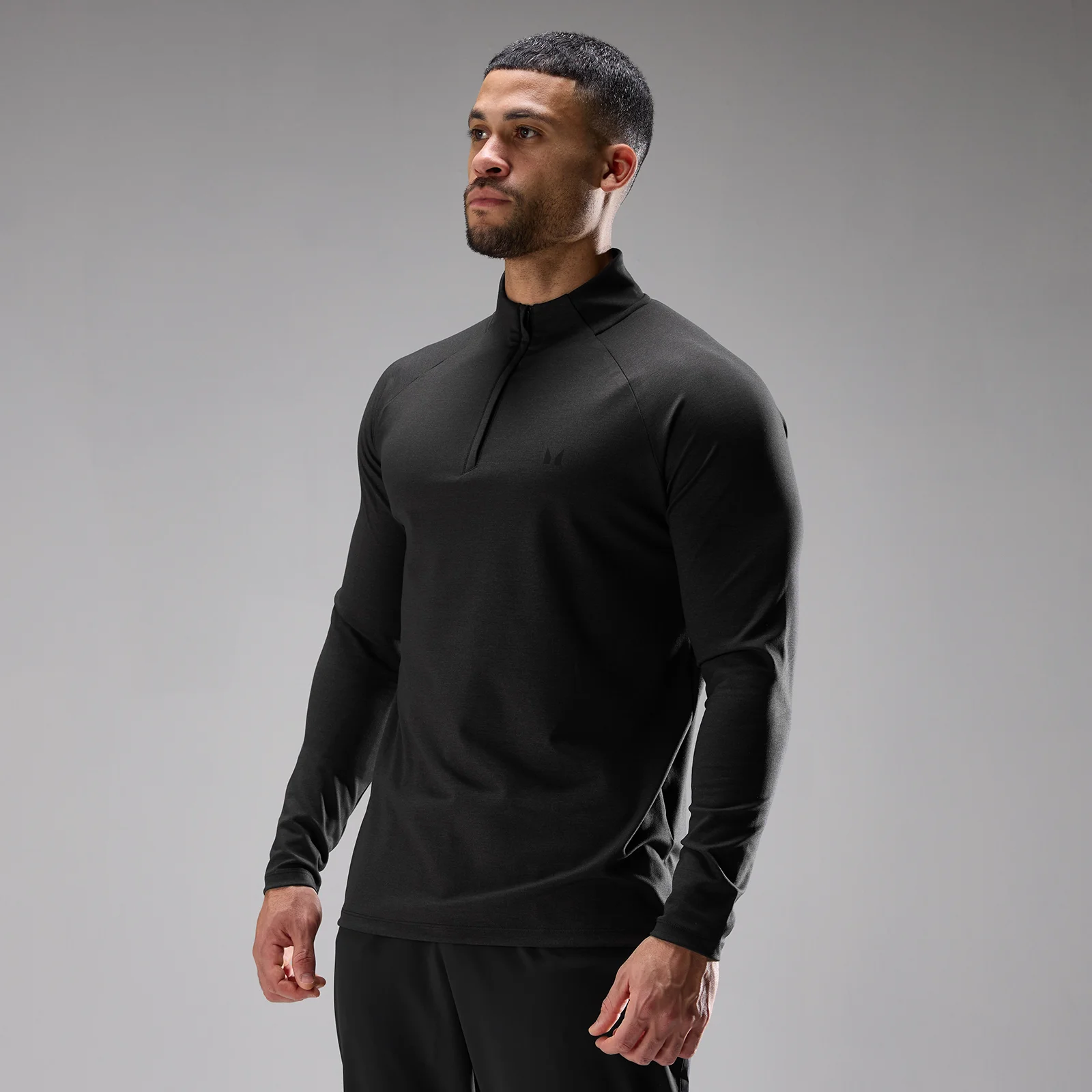 MP Men's Training Ultra Jersey 1/4 Zip - Black - M Image 1