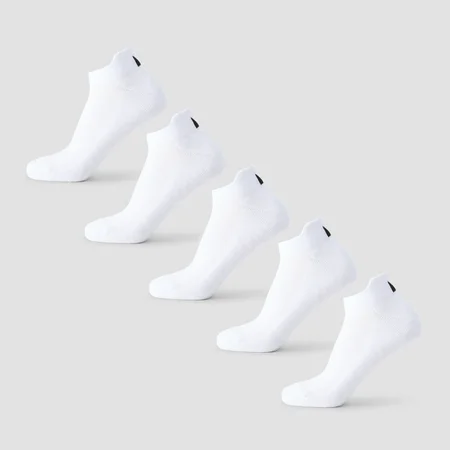 MP Unisex Trainer Socks (5 Pack) - White