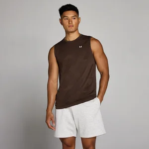 MP Men's Tempo Pillar Graphic Seamless Tank - Cocoa - Size XS