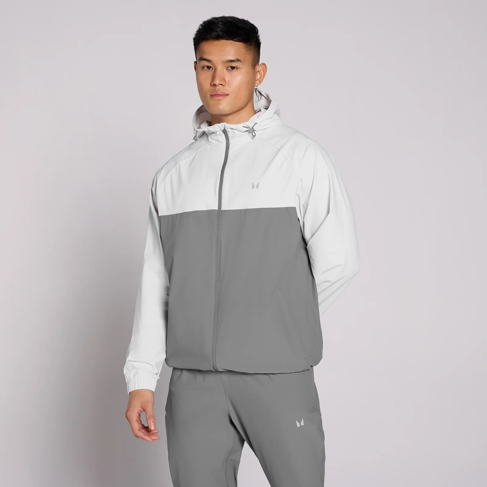 MP Men's Tempo Two Tone Jacket - Lilac / Steel Grey - XXL Image 1
