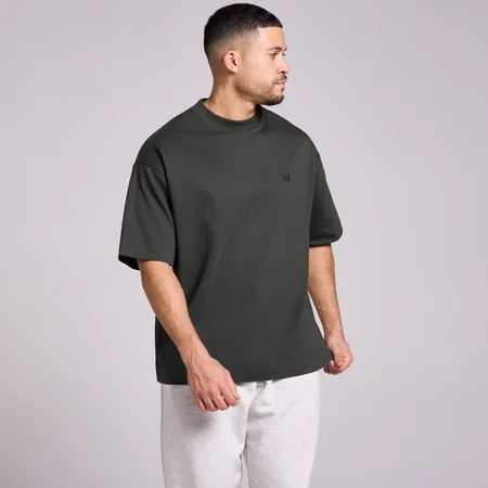 MP Men's Oversized Cotton T-Shirt - Washed Black