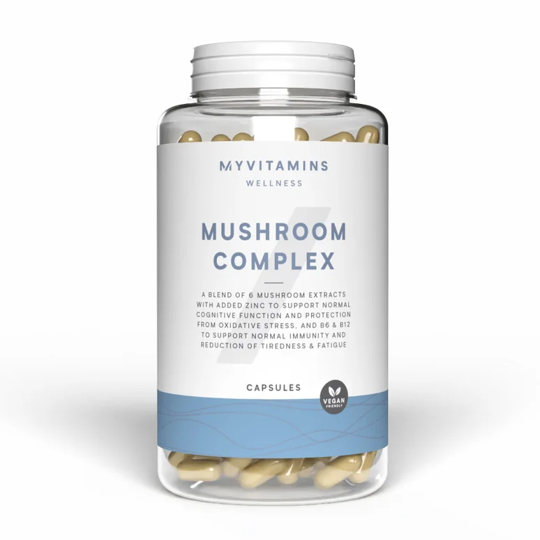 6 In 1 Mushroom Complex Capsules - 60CAPSULES, 30servings