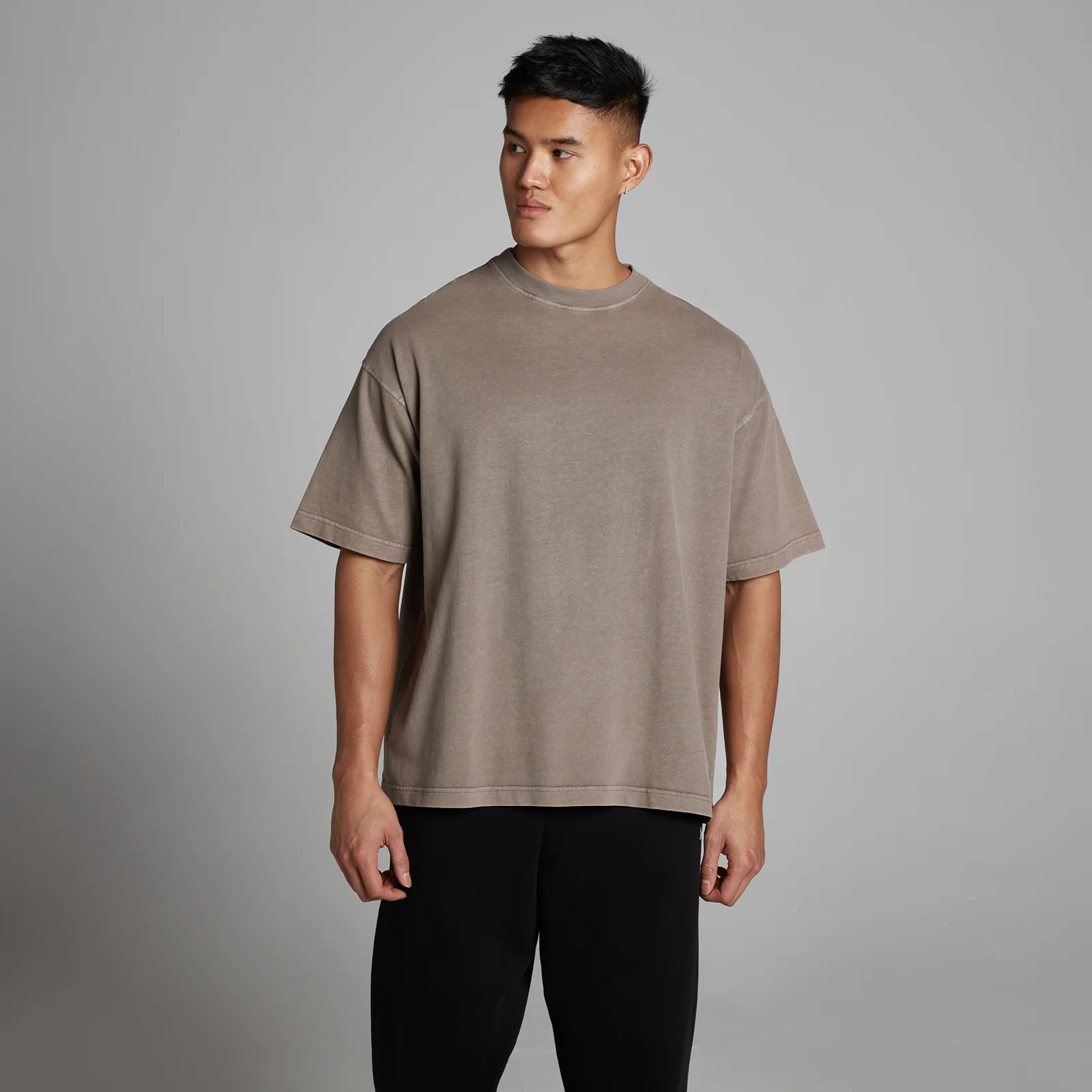 MP Men's Washed Oversized Cotton T-Shirt - Falcon - XS Image 1