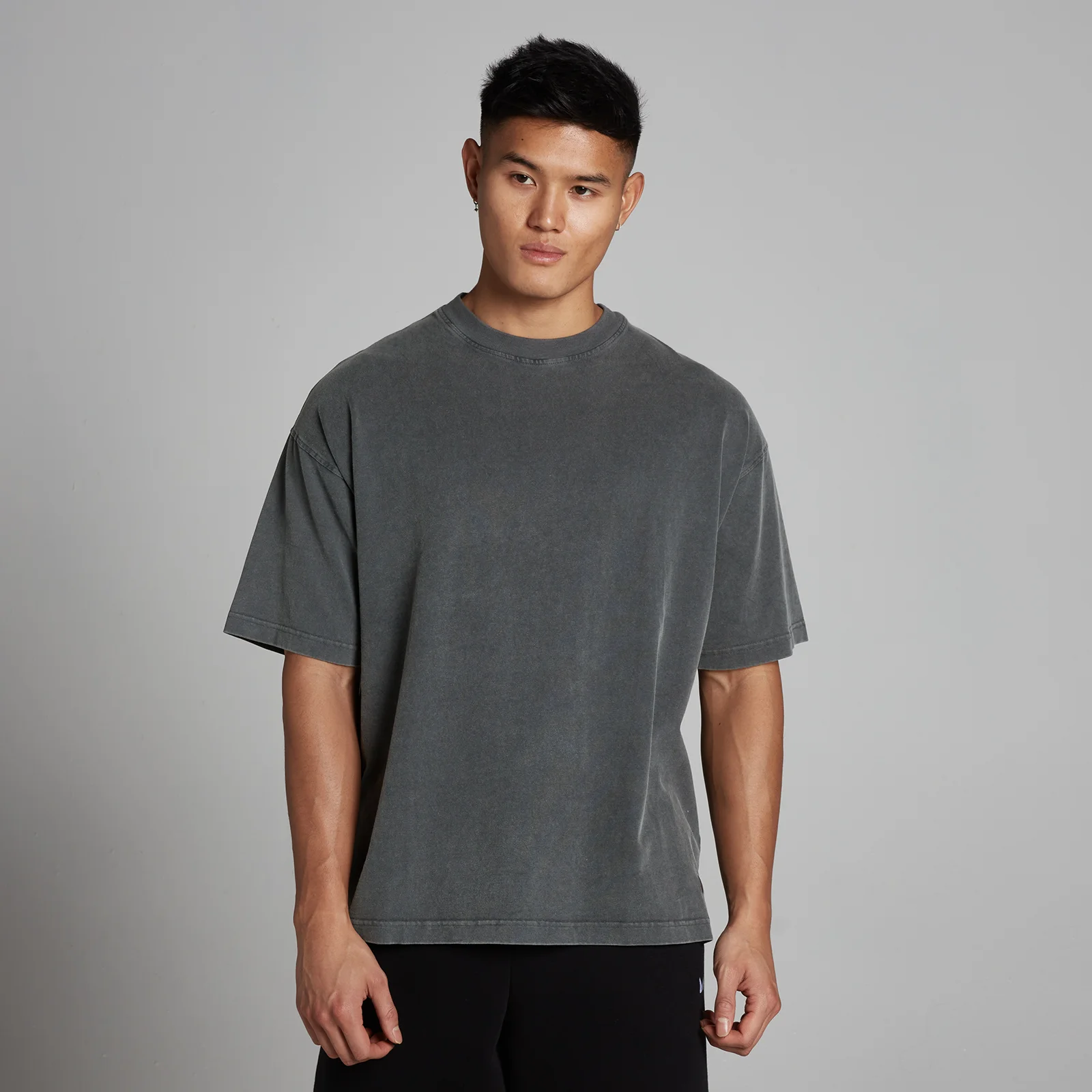 MP Men's Washed Oversized Cotton T-Shirt - Dark Grey - XL Image 1