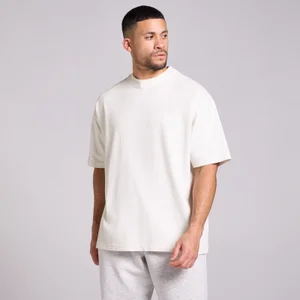 MP Men's Washed Oversized Cotton T-Shirt - Vintage White - Size XS