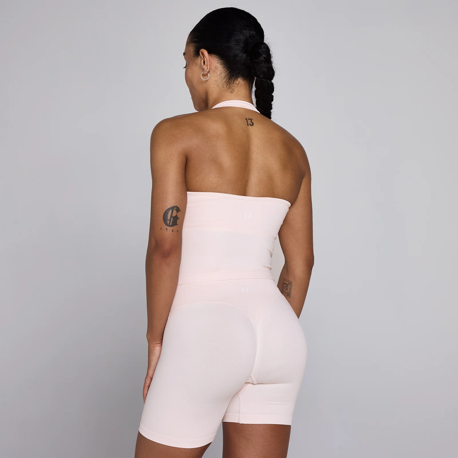 MP Women's Tempo Seamless Halter Neck Vest - Baby Pink - M Image 1