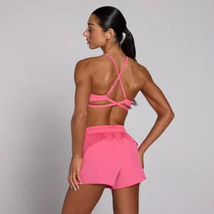 MP Women's Tempo Adjustable Strappy Back Sports Bra - Vibrant Pink - Size L