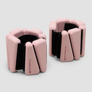 Myprotein Silicone Ankle/Wrist Weights In Bag (1lbs) - Blush - Colour Blush