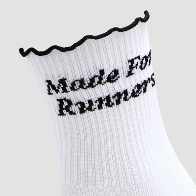 MP Frilly Pilates Socks (2 pack) - Black/White - UK 6-8 Image 6