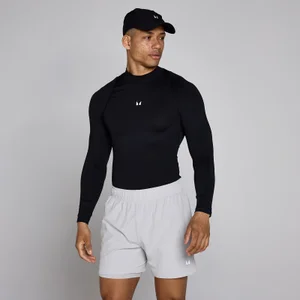 MP Men's Training High Neck Long Sleeve Baselayer - Black - Size XS