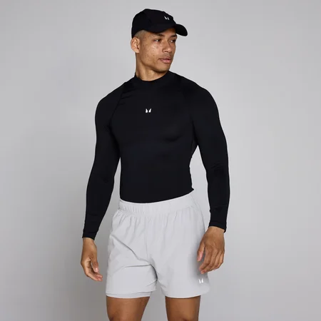 MP Men's Training High Neck Long Sleeve Baselayer - Black