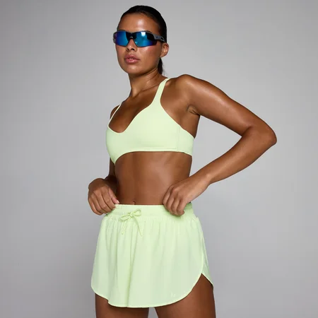 MP Women's Tempo Twist Back Sports Bra - Washed Lime