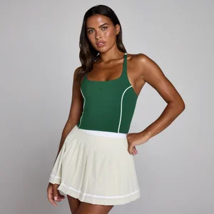 MP Women's Tempo Contrast Strappy Racerback Vest - Racing Green - Size XS